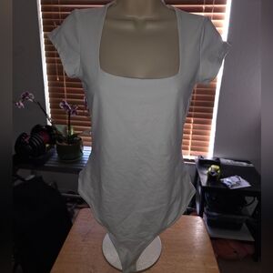 Free People Short Sleeve Bodysuit